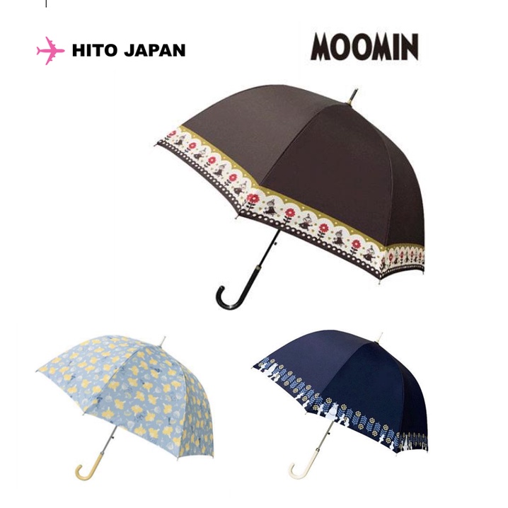 正版  日本進口 嚕嚕米 自動傘  moomin  抗紫外線 抗UV  晴雨傘 長傘