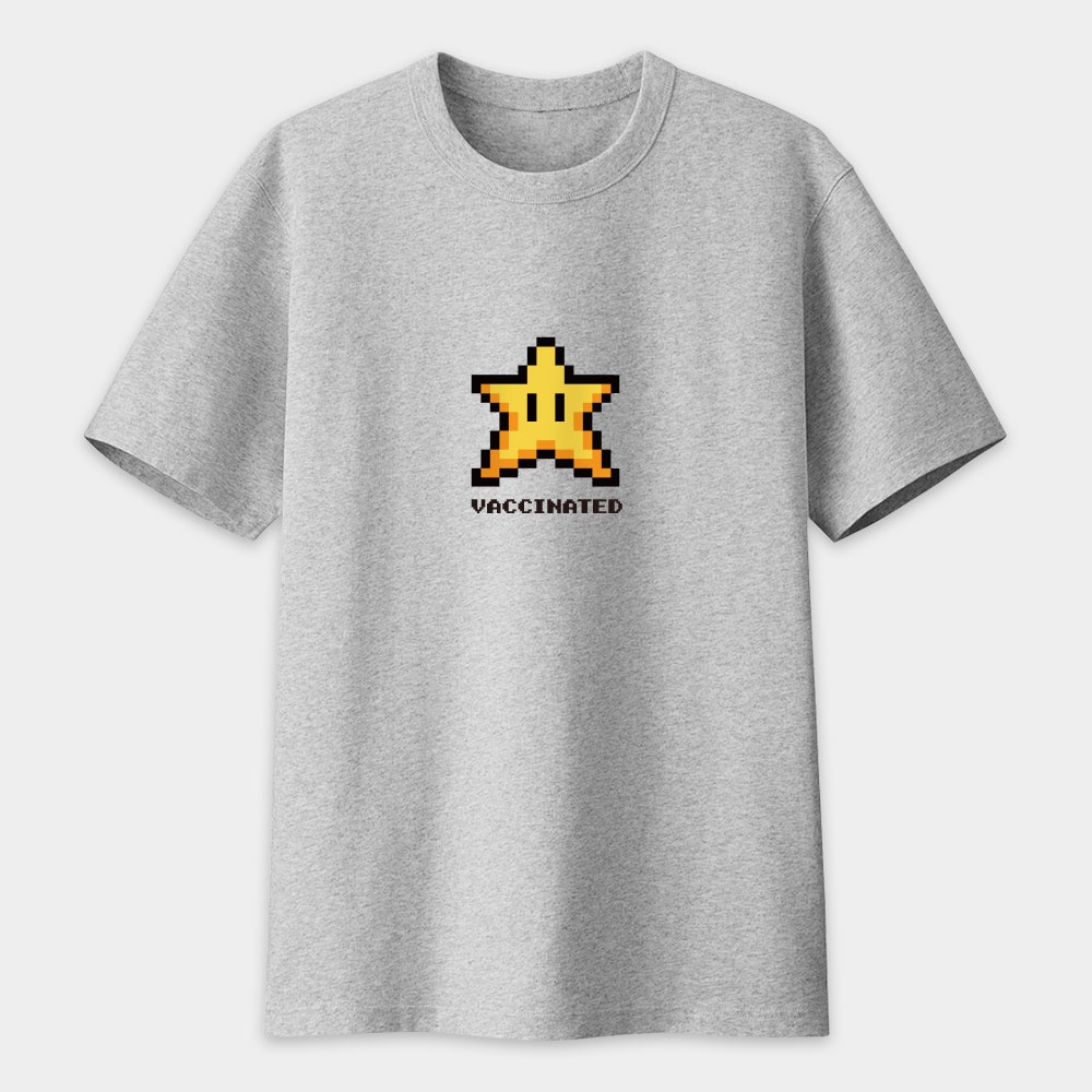 中性短袖棉T 無敵星星 超級瑪莉 電玩遊戲 T恤 PS197 下單備註尺寸