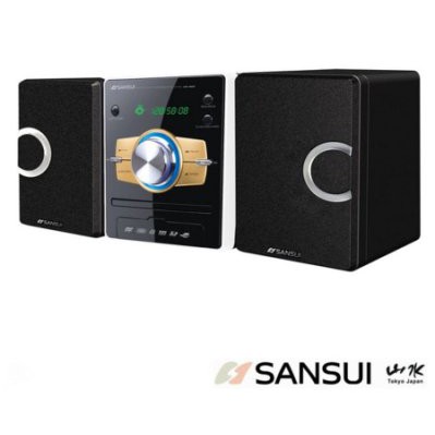 【小琪的店】SANSUI 日本山水音響 MS-735 數位DVD/DivX/USB/床頭/高傳真木質音響組