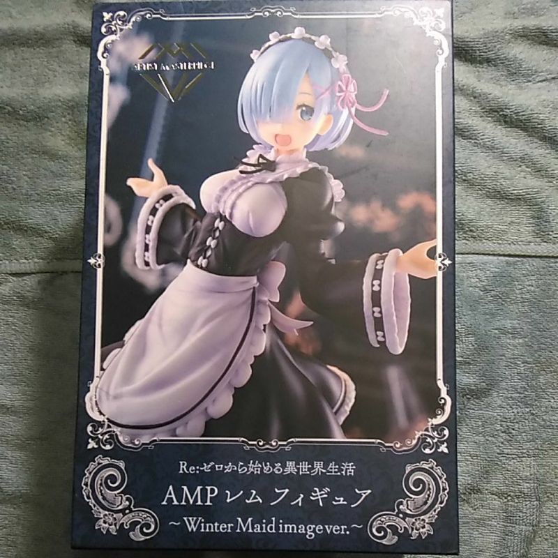 日版 長盒 Taito AMP 冬季女僕雷姆 （娃娃機商品）