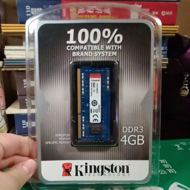 Kingston 4GB DDR3L 1600 品牌專用筆記型記憶體