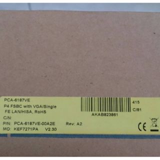 研華ADVANTECH主機板 PCA-6187VE-00A2E 含CPU跟記憶體 全新品
