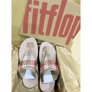 ［fitflop] 厚底 夾腳拖鞋 編織 涼鞋 LULU SIKY WEAVE TOY-POST SANDALS