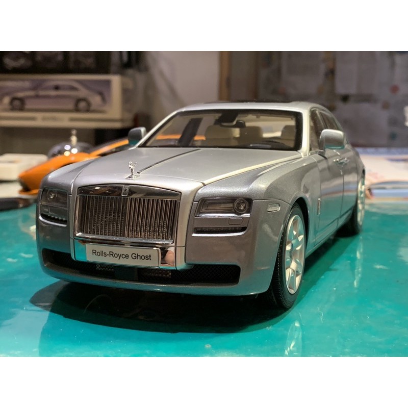 Kyosho Rolls Royce Ghost 1/18 初版銀藍