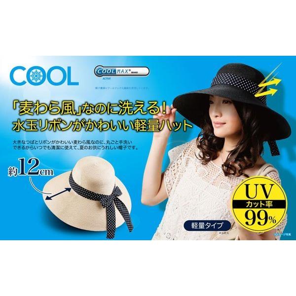 現貨【霜兔小舖】日本代購 抗UV99% 防曬 遮陽帽 防曬帽 仿草帽設計 可折疊 蝴蝶結 12cm寬帽 ~(米色)