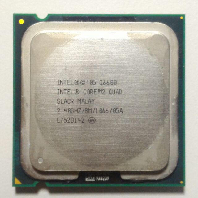 intel CORE 2 Q6600 CPU 2.40GHZ/8M 四核心處理器 附風扇