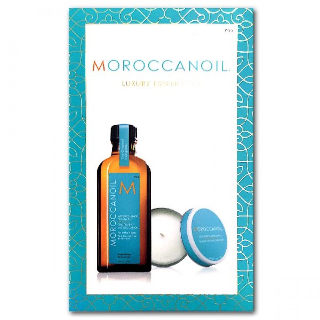 【MOROCCANOIL 摩洛哥優油 摩洛哥護髮油】125m 一般型+蠟燭 禮盒 公司貨 免沖洗護髮 原廠公司貨
