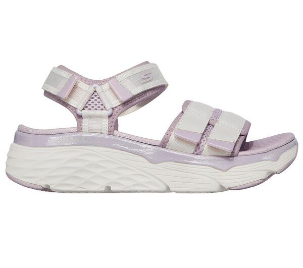 Skechers Max Cushioning Sandal 女 涼鞋 休閒 舒適 增高 杏紫 [140424WLV]