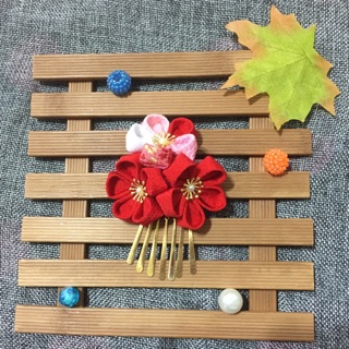 可訂製和風布花細工花髮飾日本和服浴衣搭配 無現貨 蝦皮購物