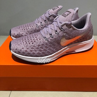 SIX WMNS NIKE AIR ZOOM PEGASUS 35 玫瑰粉 裸粉 針織 透氣 慢跑 全腳掌氣墊 女款
