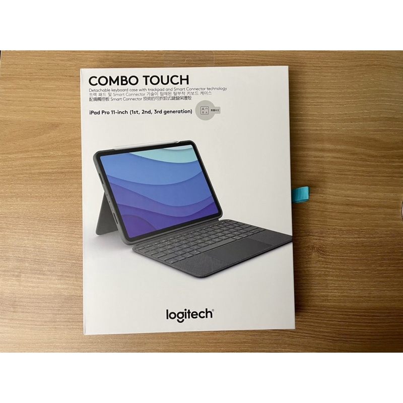 Logitech 羅技 COMBO TOUCH 配備觸控板的背光鍵盤保護套-iPad Pro 11吋專用-注音版