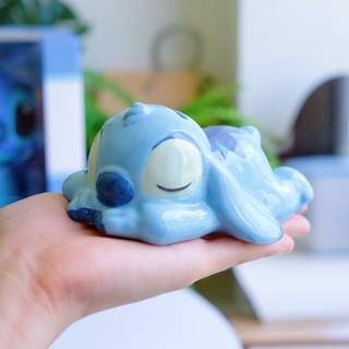 《迪士尼Disney》🇯🇵日本商品 史迪奇趴趴陶瓷存錢筒 Stitch 星際寶貝 日落小物 生日禮物