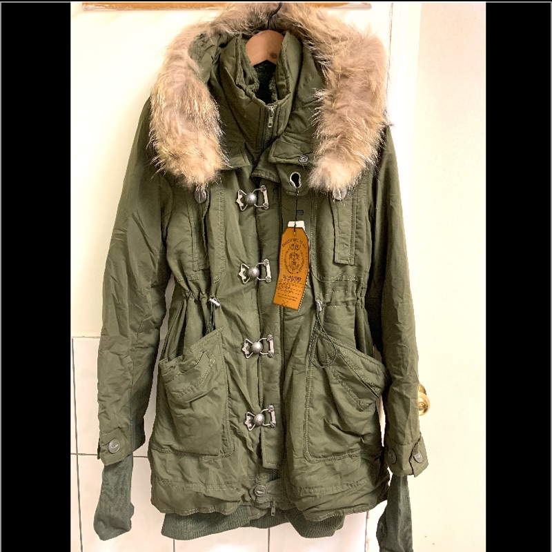 🔥全新日本綠色SLY N3B 外套 大衣🔥