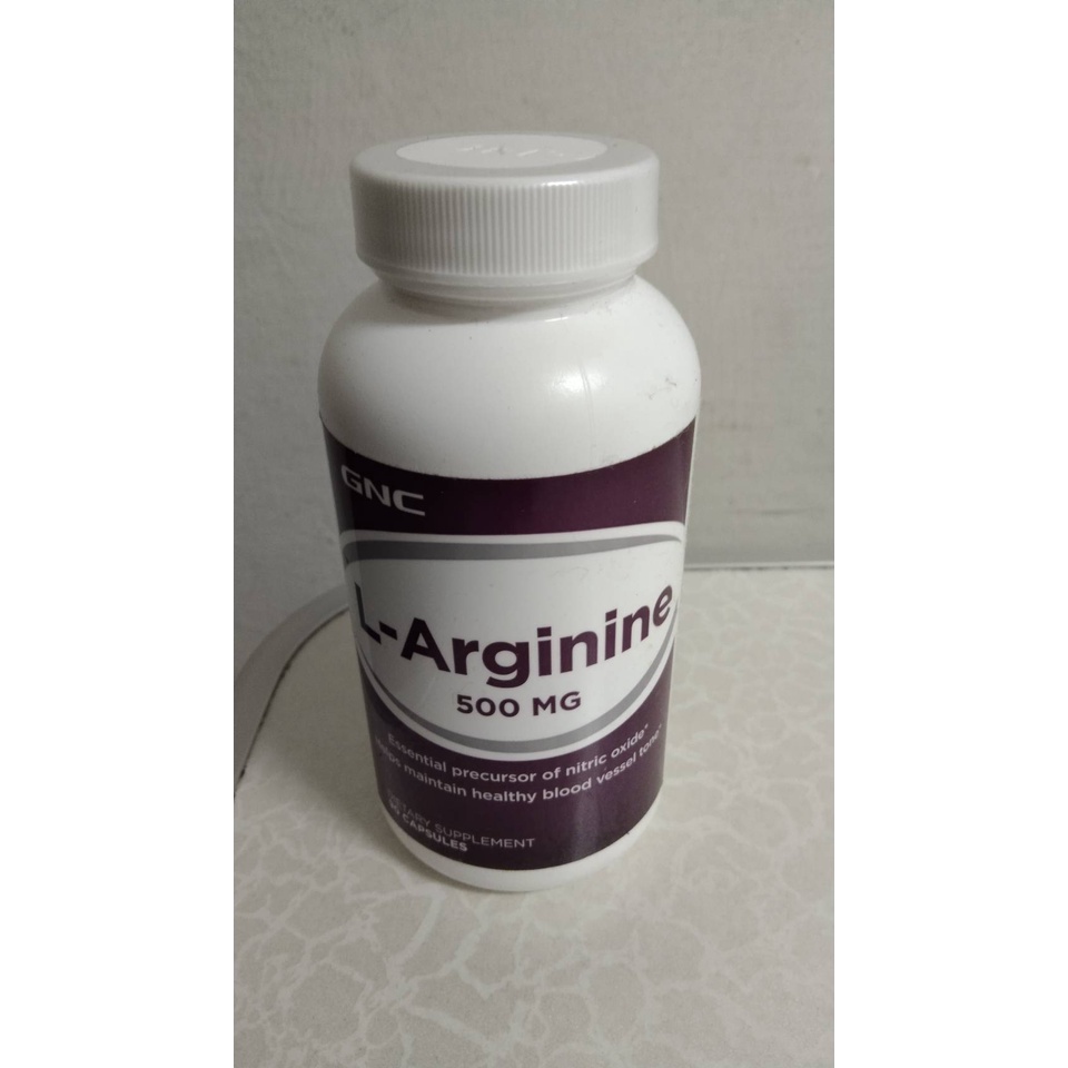 GNC L-arginine 左旋精氨酸精胺酸  500mg 1000mg 美國 代購 即期品 90顆pcs