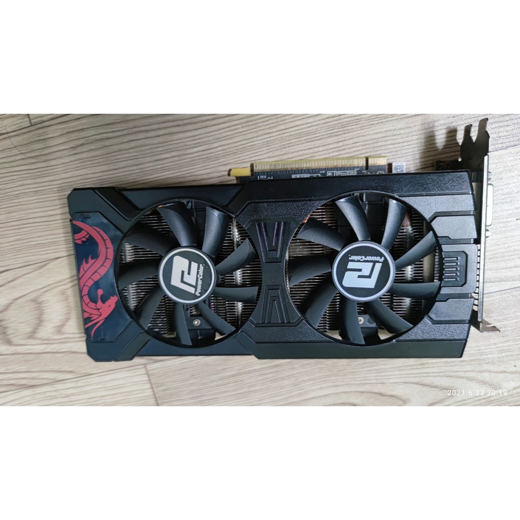 Rx570 4G Gdr5 PowerColor 紅龍(DVI 端口)顯卡 (AXRX 570 4GBD5-DM)