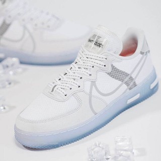 【Focus Store】 Nike Air Force 1 React QS Light Bone 骨白 冰藍