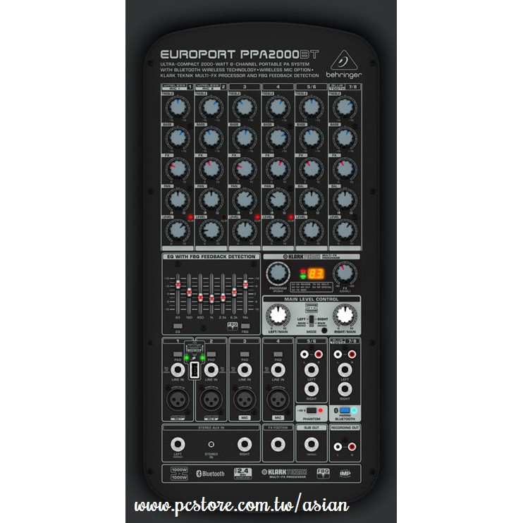 behringer 2000 pa system