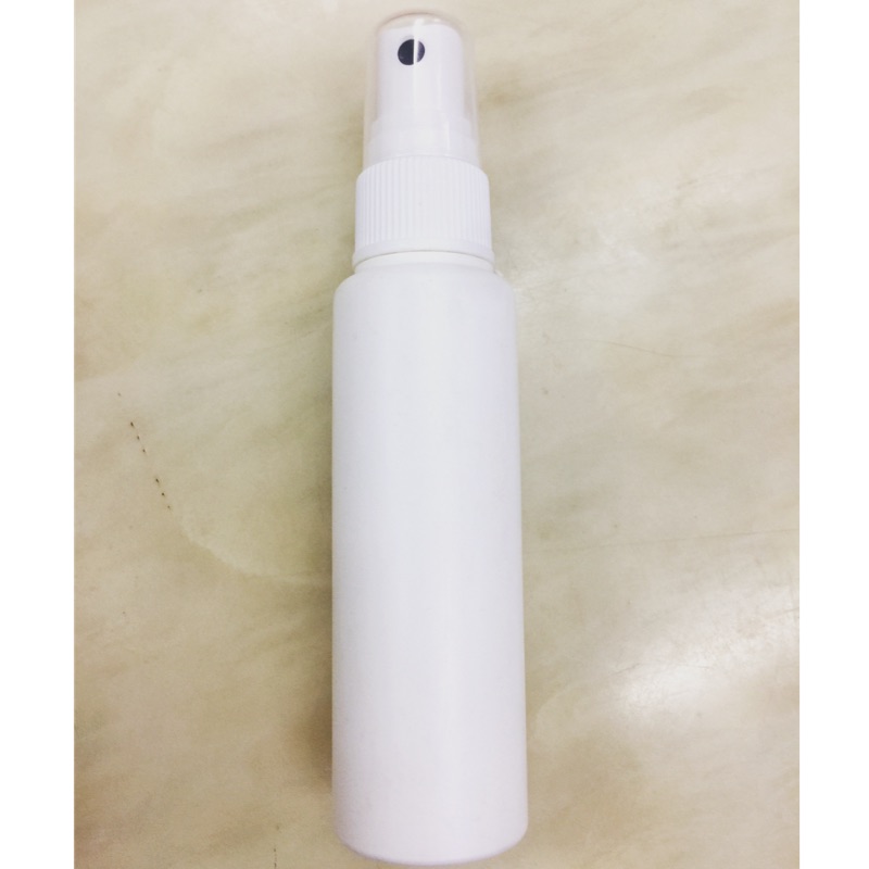 白色 HDPE 2號 塑膠噴瓶   60ml 攜帶方便 可裝次氯酸水 酒精 可以單買瓶子