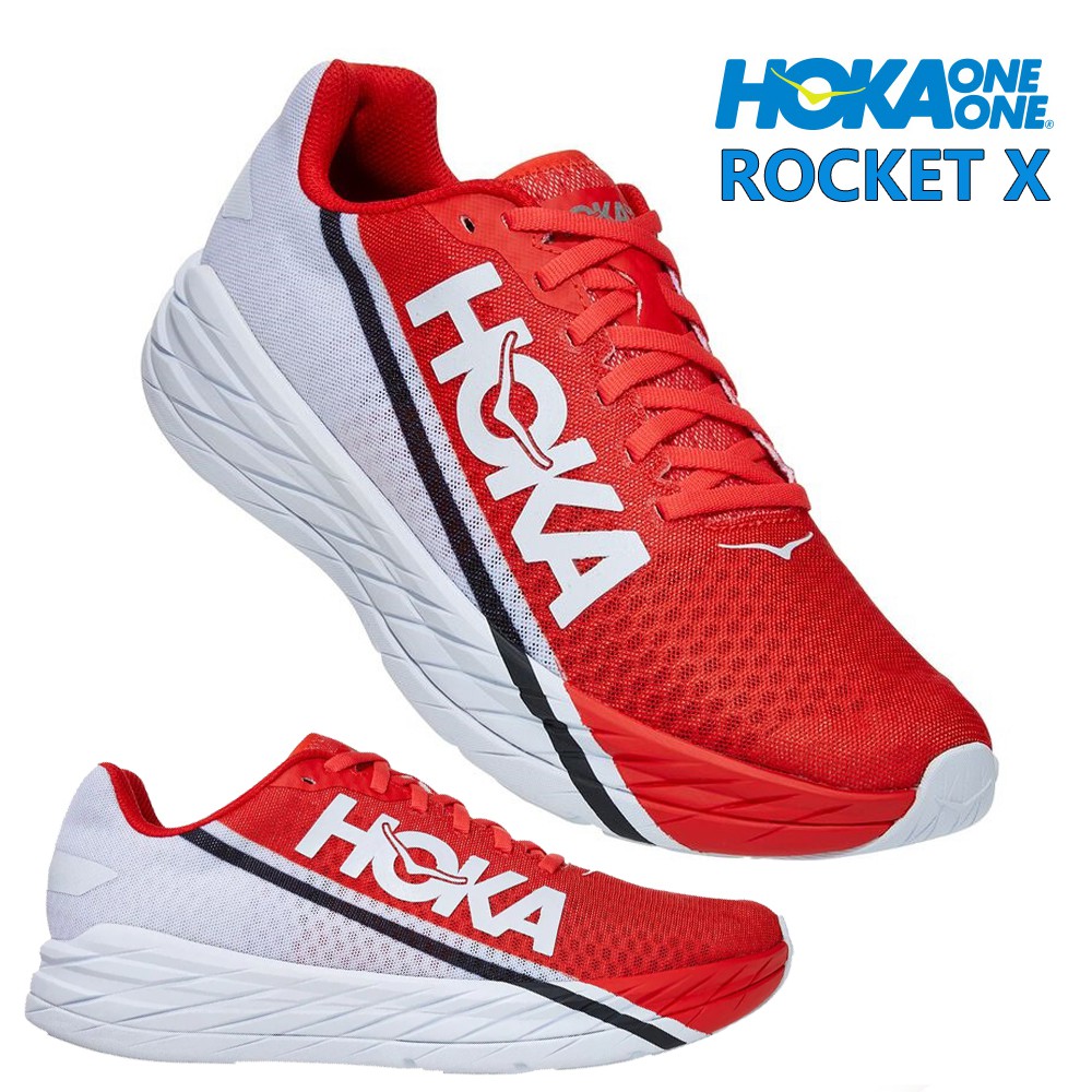 限時正貨HOKA ONE ONE ROCKET X 碳板高性能跑鞋男敏捷競速款透氣柔軟輕 