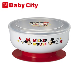 【Baby City 娃娃城】迪士尼造型學習吸盤碗 (米奇米妮)