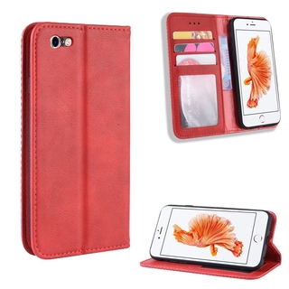 復古尚 掀蓋殼 蘋果 iPhone 6 6S Plus 手機殼 i6 i6P 磁吸 保護殼 翻蓋皮套 支架插卡