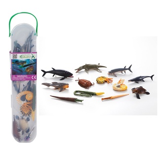 英國collectA 迷你史前海洋動物組 (盒裝-12入)~英國高擬真模型 英國知名品牌，一體成形