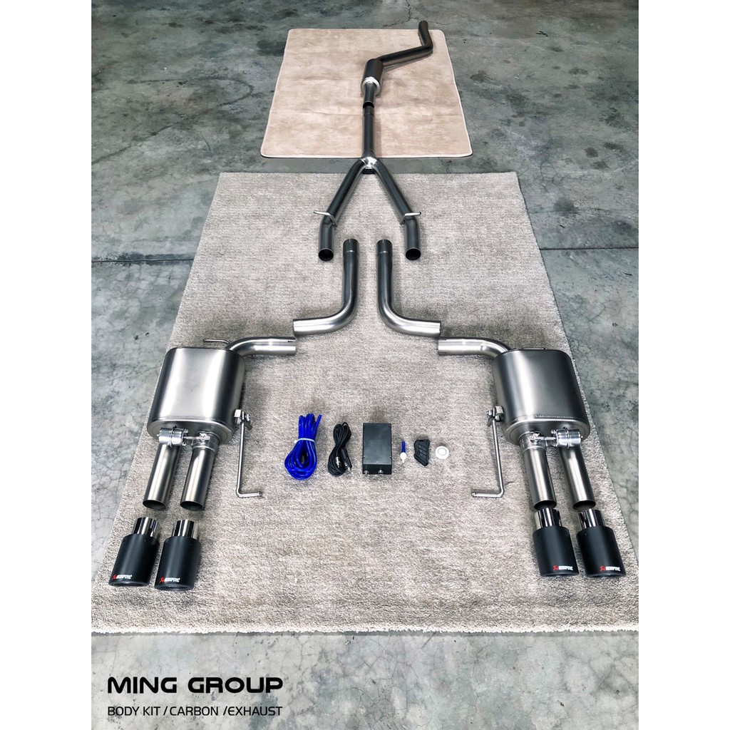 【MING GROUP國際】BMW F10 套裝組中尾段排氣管