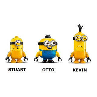【臺中翔智積木】LEGO 樂高 Minions 系列 75550 Stuart Otto Kevin 三隻合售