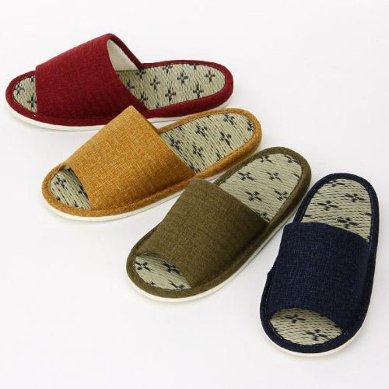 日本預購 日本製 榻榻米室內拖鞋 23-25cm--十字紋畳中