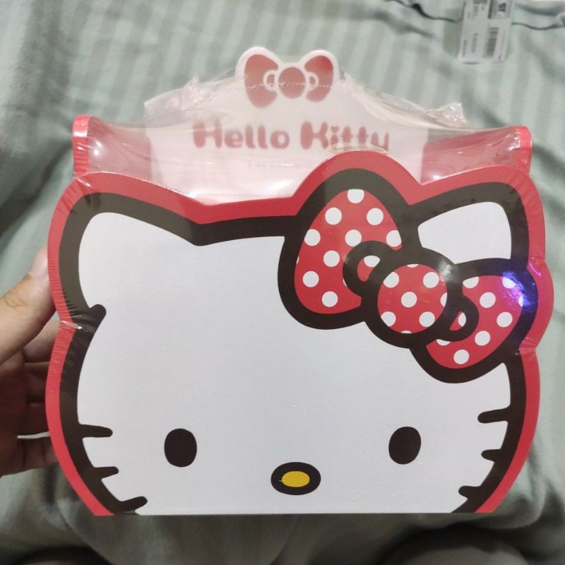 🌈 Hello Kitty 凱蒂貓 造型 單抽盒 置物盒  木製品 木製盒 收納盒 大置物盒 大盒子 大臉 四方盒