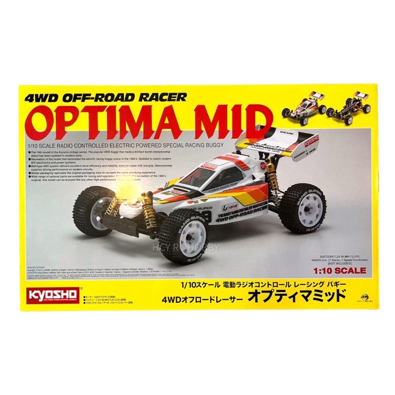 KYOSHO 京商 1/10 EP 4WD OPTIMA MID 千里馬 •30622