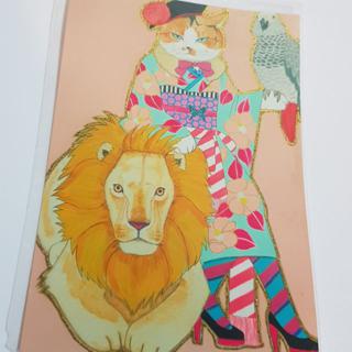 日本設計師金田花季插畫貓和風明信片 蝦皮購物