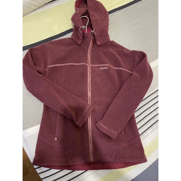 歐都納女款PRIMALOFT刷毛保暖外套/刷毛外套(A1GA2018W勃根地紅)