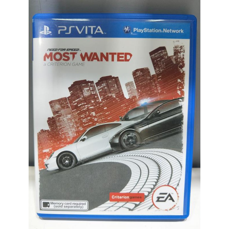 Psv原版片 Ps Vita 極速快感新全民公敵most Wanted 9成新 中古二手 嘉義樂逗電玩館 蝦皮購物