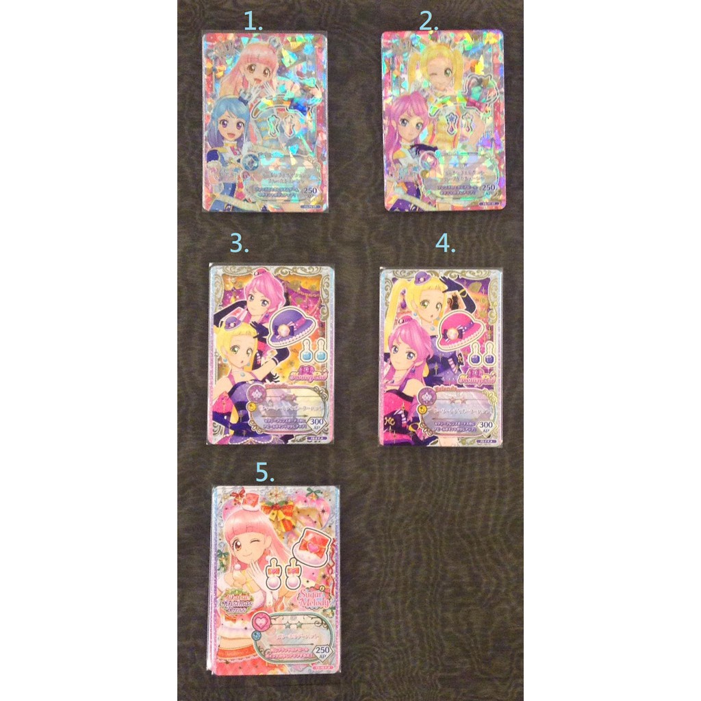 Aikatsu 偶像學園friends 第四彈台灣 友希愛音湊美緒蝶乃舞花日向繪麻儀隊飾品區 蝦皮購物