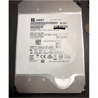 現貨 HGST 10TB 3.5吋氦氣密封,企業級硬碟 HUH721010ALE600/ WD 無壞軌,無保固