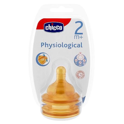 Chicco 舒適哺乳-乳膠奶嘴(流量控制)2入