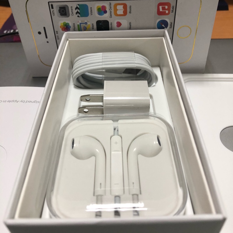 iphone 5s原廠配件組 耳機 充電器 USB線 全新夾娃娃機商品