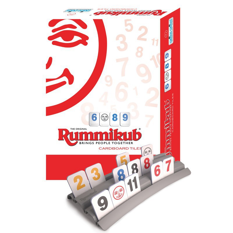 【玩具倉庫】正版 拉密 Rummikub CARDBOARD TILES 拉密外出型 簡易版 的牌塊為厚紙板 桌遊