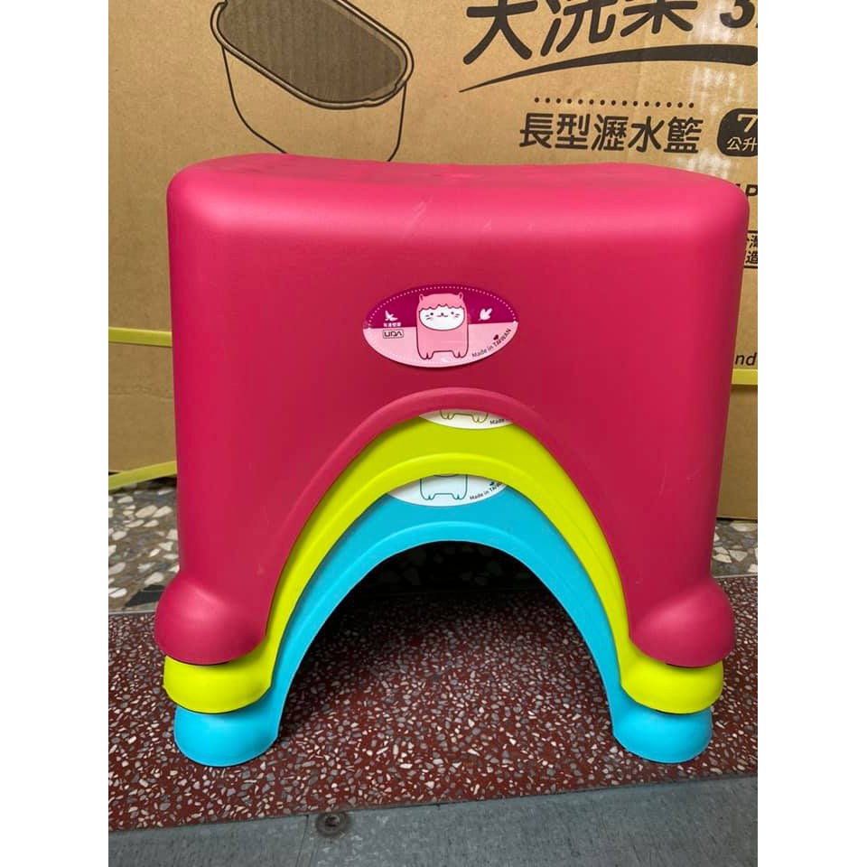 =如歸小舖=新產品 台灣製 小寶貝椅 小熊賀椅 兒童椅 塑膠板凳 椅凳 戶外餐椅 功課椅 矮凳 高25.5cm