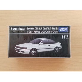 Tomica Premium #02 2019 Toyota Celica 2000GT-FOUR / White