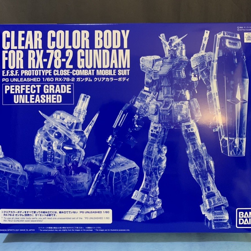 台魂1 60 Pg Unleashed Rx 78 2 Clear Color Body 初鋼彩透彩色透明外甲套件 蝦皮購物
