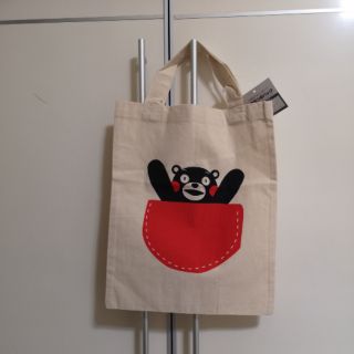 全新 日本限定 熊本熊 Kumamon 棉麻 手提袋 環保袋 購物袋 便當袋 托特包 小提袋 手提包