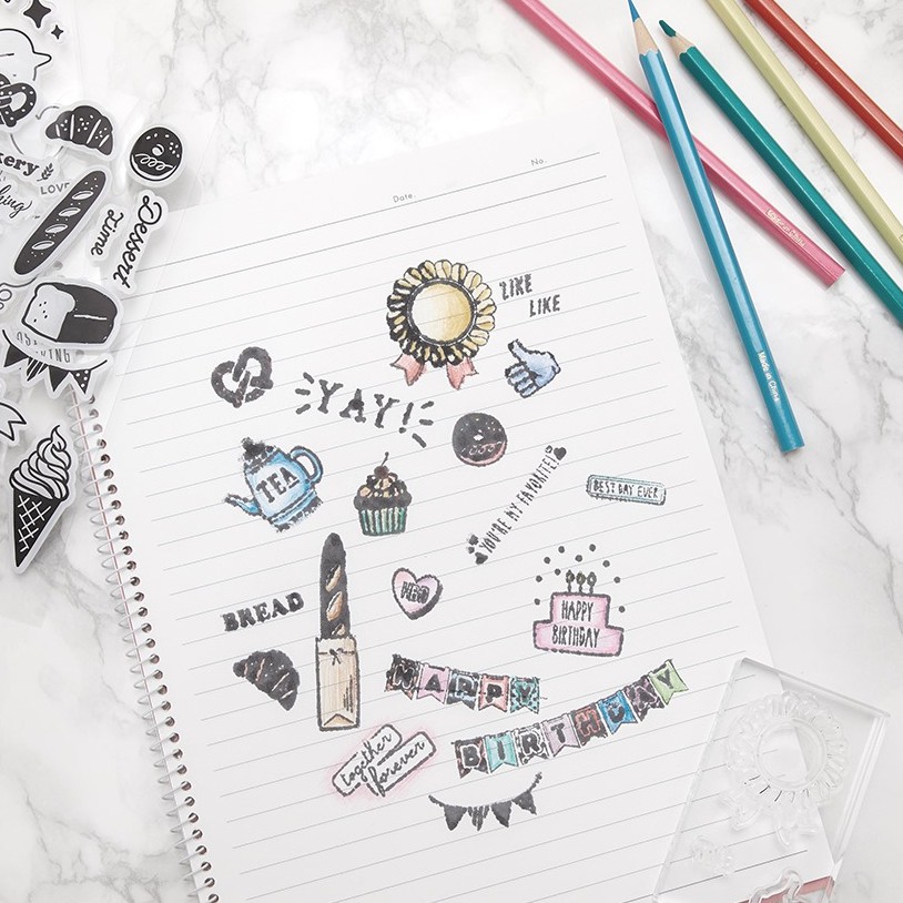 現貨 韓國代購 韓國大創daiso 印章透明印章水晶印章壓克力塊替換多用途美工美勞手作 蝦皮購物