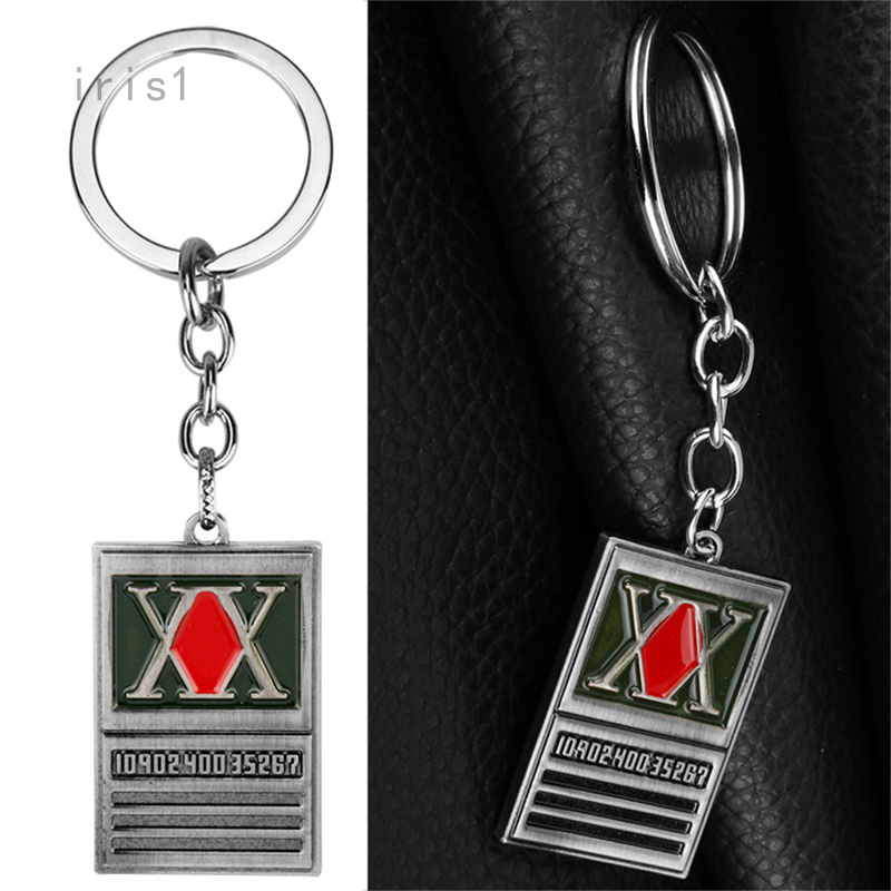 Hunter X Hunter 鑰匙扣金屬吊墜鑰匙圈包包時尚男女皆宜的配飾
