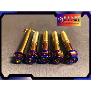 【瘋螺絲】HI-NIT彩鈦色/鍍鈦螺絲★Brembo對四螺絲插銷組 白鐵鍍鈦★CNC內外六螺絲★燒鈦鍍鈦彩鈦