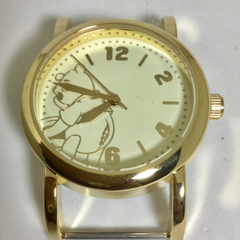 「日本空運現貨」日本空運現貨」日本東京迪士尼商店帶回 小熊維尼白毛錶帶手錶 100% 全新真品