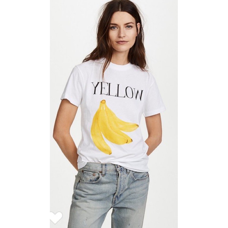 ganni 香蕉t tee t-shirt | 蝦皮購物