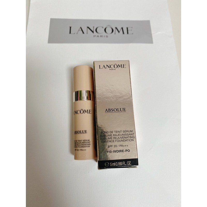 《狠便宜》全新蘭蔻LANCOME 絕對完美粉底精粹SPF 20/PA+++5ml 110-PO**價值750元**