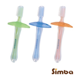 臺灣Simba小獅王 安全矽膠練習牙刷(顏色隨機)